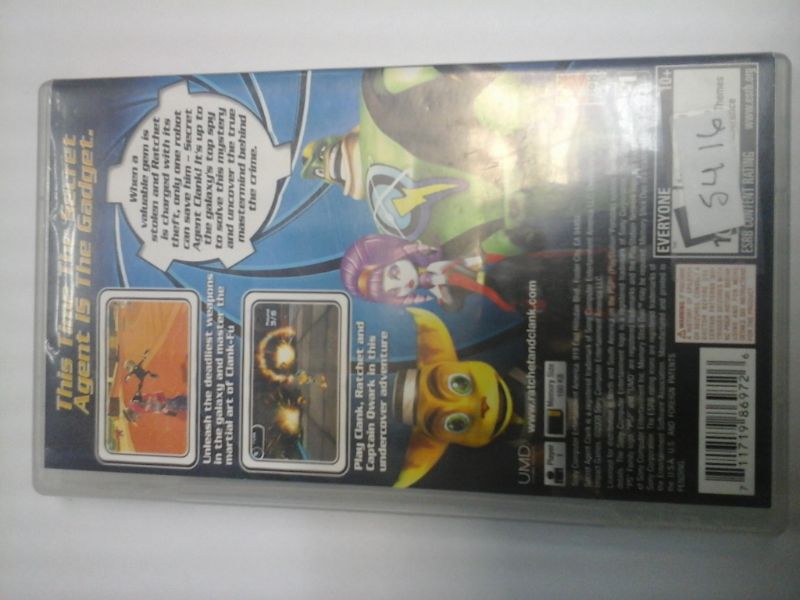 JUEGO PARA PSP SECRETAGENT CLANK